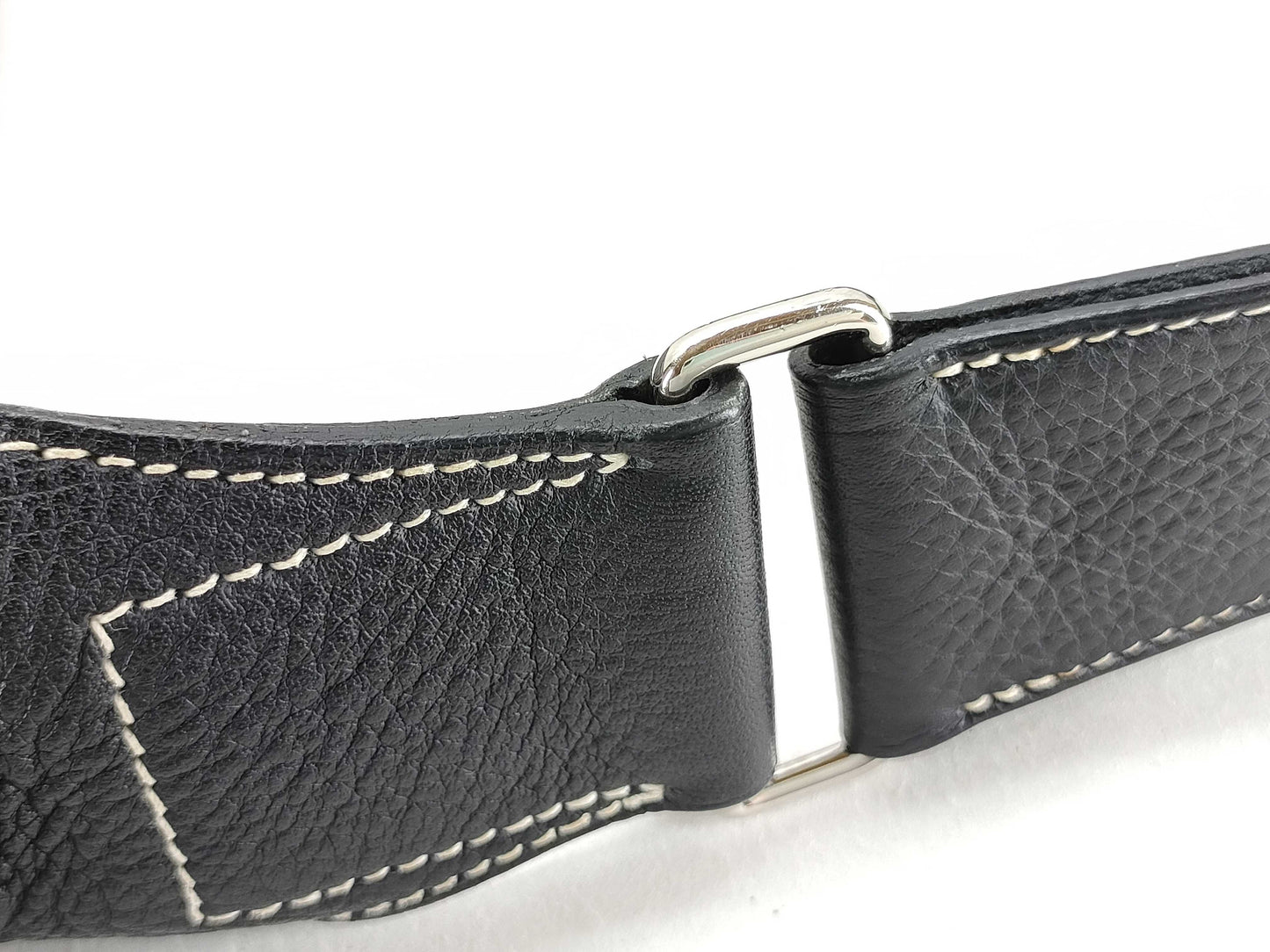 HERMES Good News GM L Stamp Black Shoulder Bag