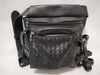 BOTTEGA VENETA Bottega Veneta body bag, black waist bag, shoulder bag, leather intrecciato black waist bag