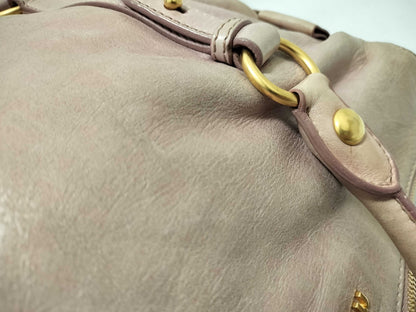 Miu Miu MIUMIU Vitello Luxe 2-way handbag, tote bag, shoulder bag, gathered handbag