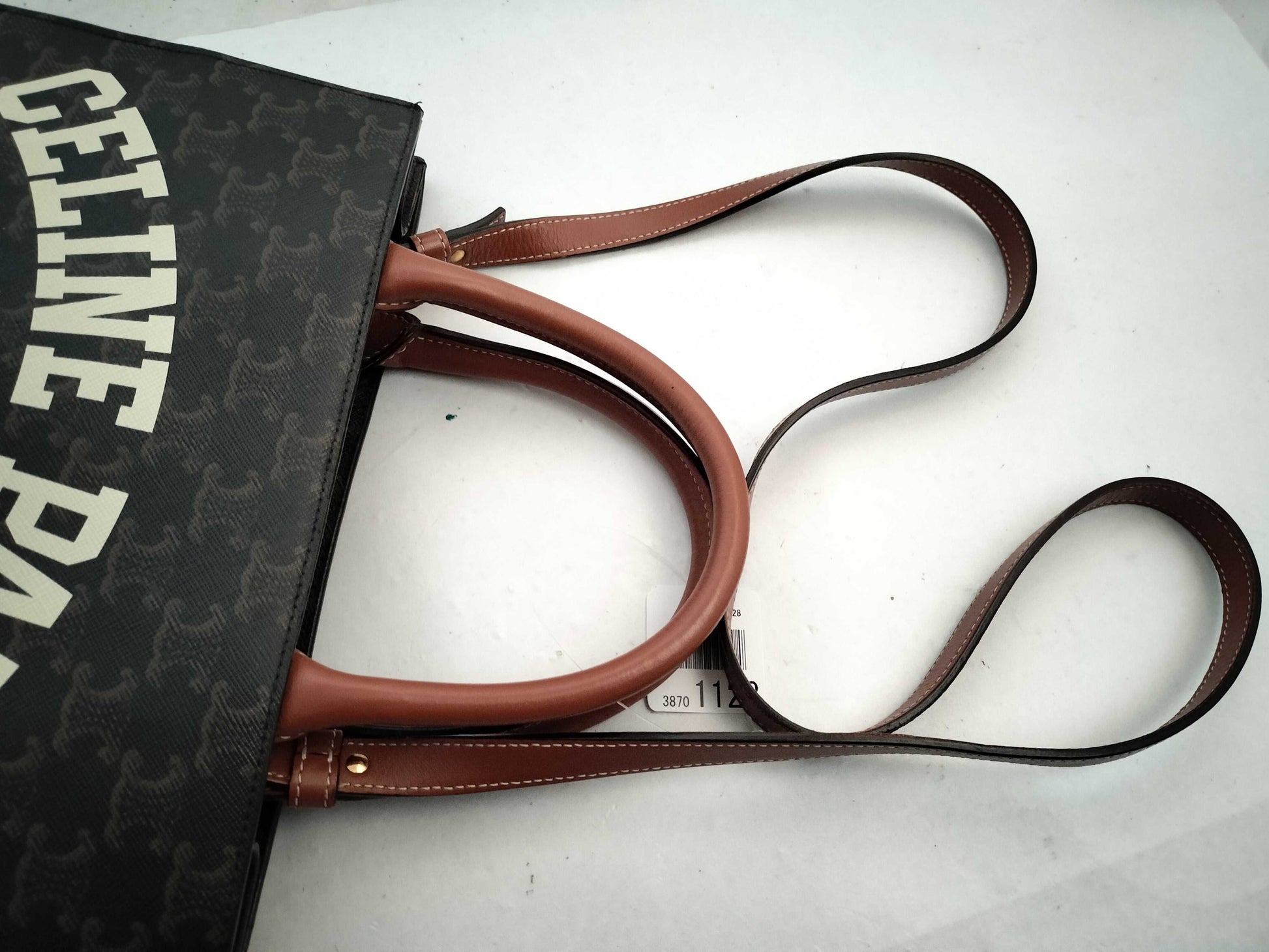 CELINE Triomphe Vertical Cabas 2-Way Tote Bag Handbag