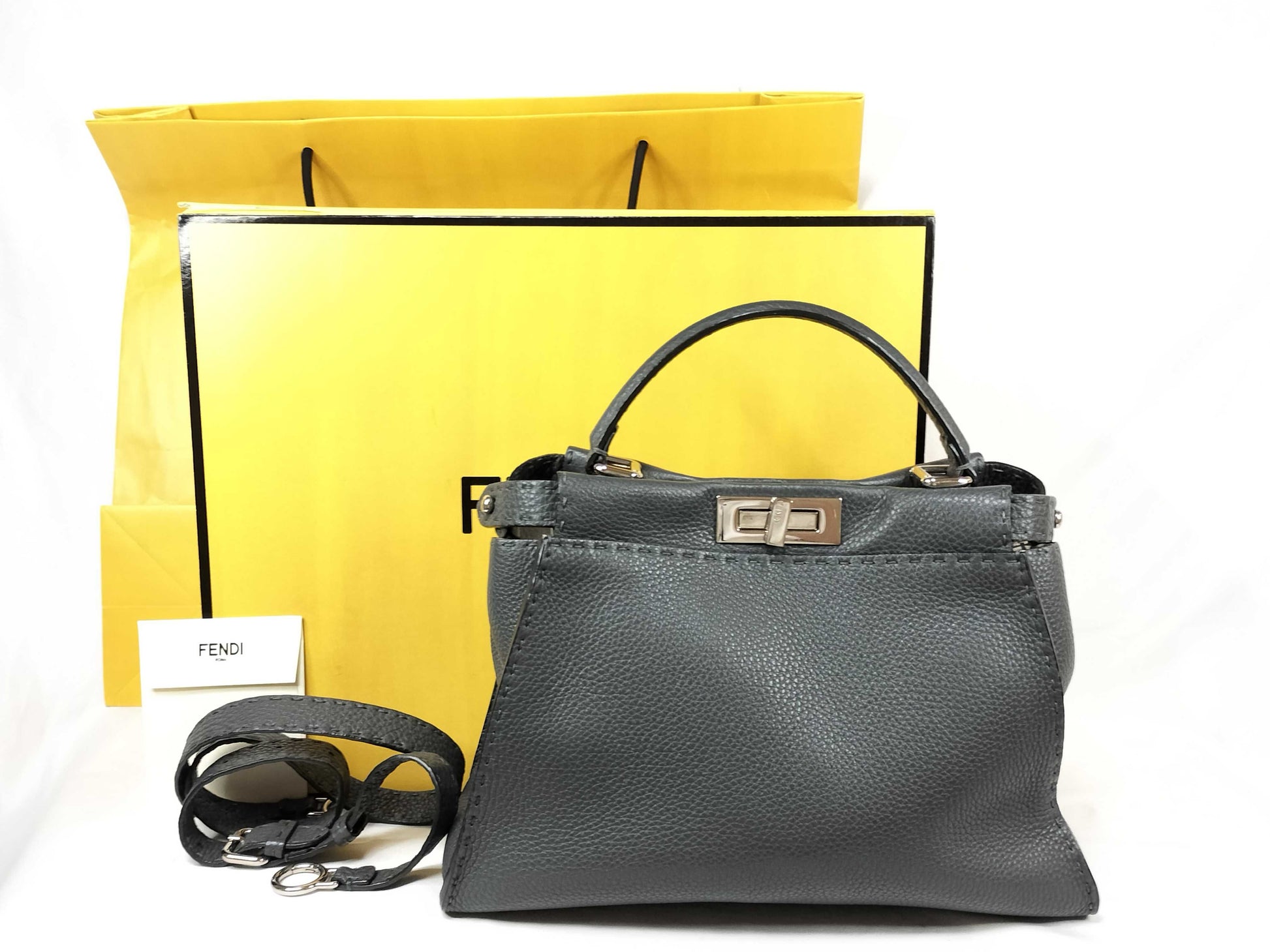 FENDI Selleria Peekaboo Selleria 8BN290 Handbag