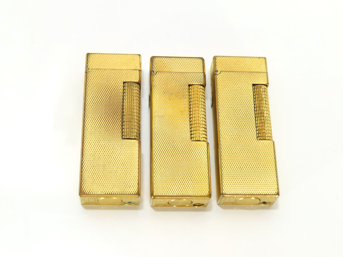 Dunhill 3-piece gold lighter