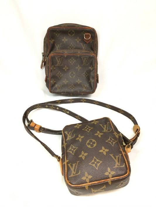 LOUIS VUITTON Monogram Louis Vuitton Shoulder Bag Handbag Bundle Set Shoulder Bag