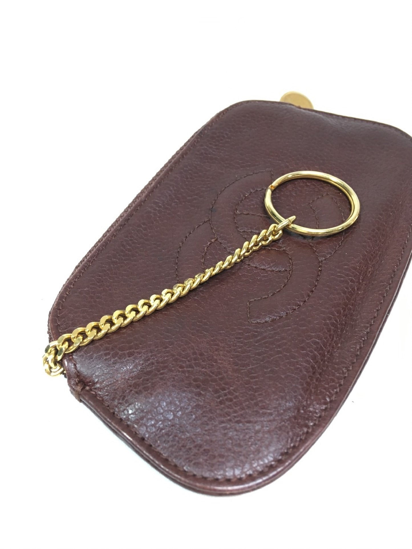 CHANEL Caviar Skin Coin Case