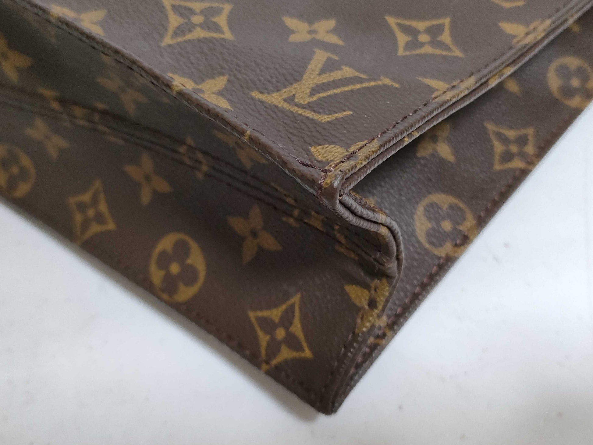 LOUIS VUITTON Monogram Sac Plat M51140/MI0050 Tote Bag
