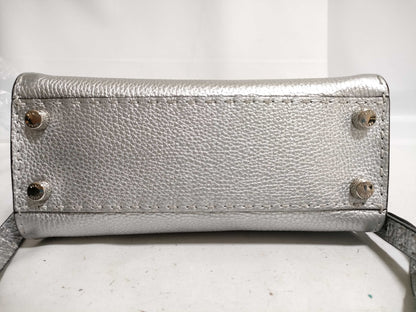 FENDI Peekaboo 2-Way Shoulder Mini Selleria Shoulder Bag