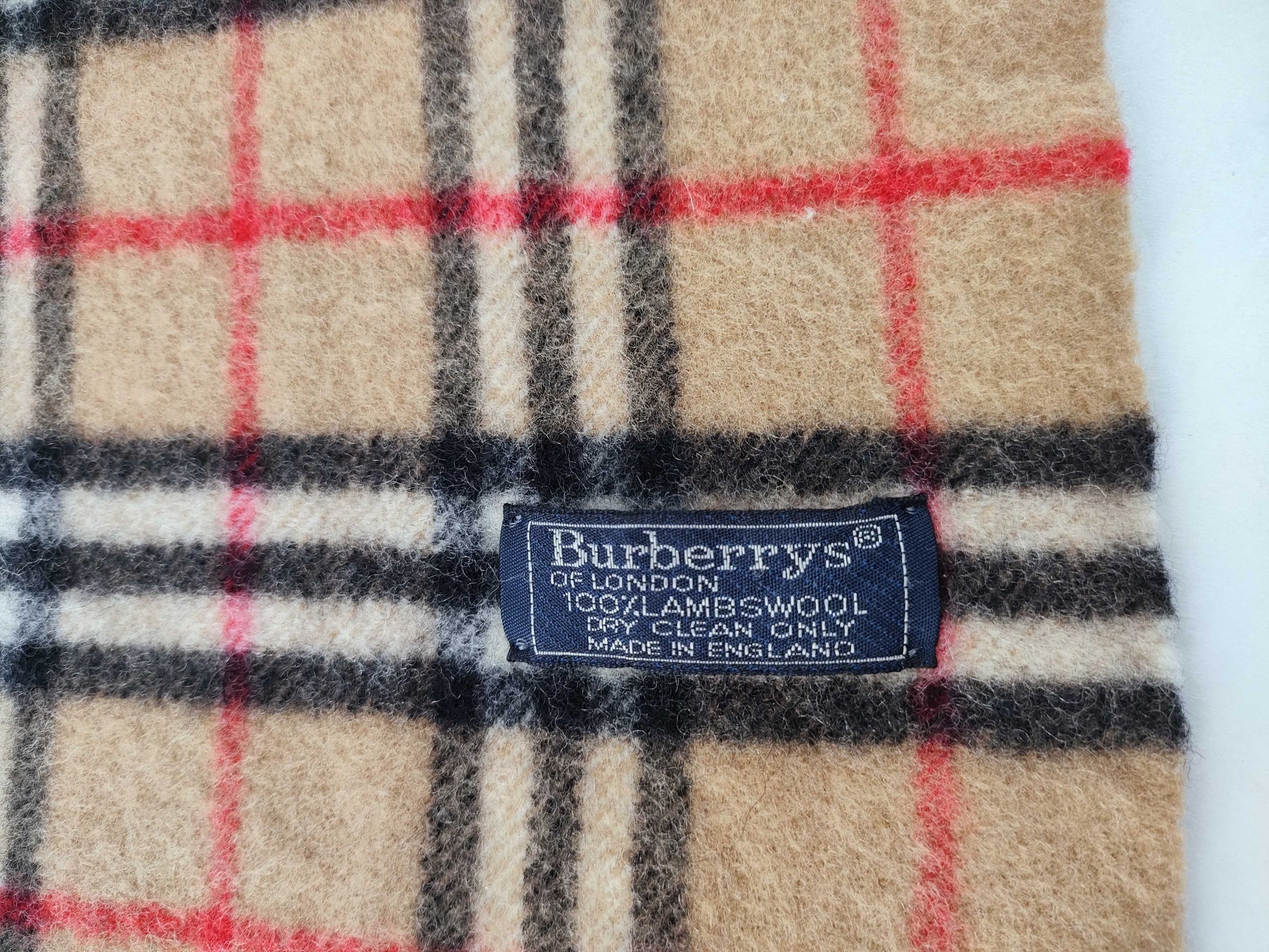 BURBERRY Berberry Check Scarf with Tag Other Accessories