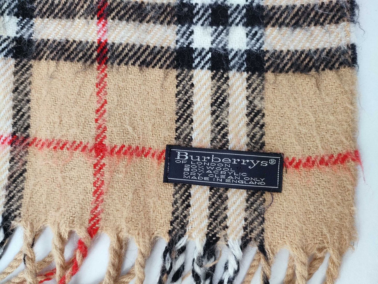 BURBERRY Berberry Check Scarf with Tag Other Accessories