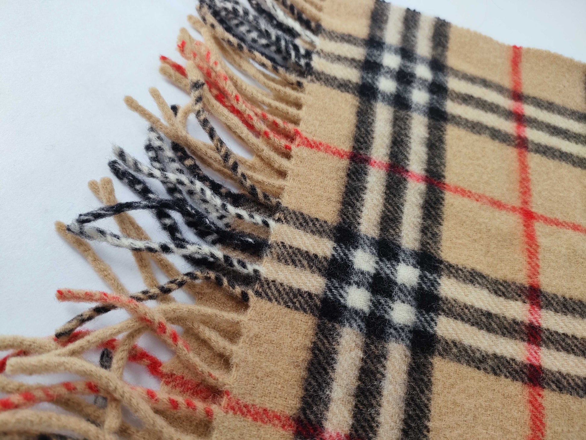 BURBERRY Berberry Check Scarf with Tag Other Accessories