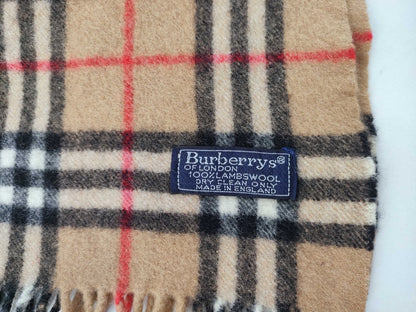 BURBERRY Berberry Check Scarf with Tag Other Accessories