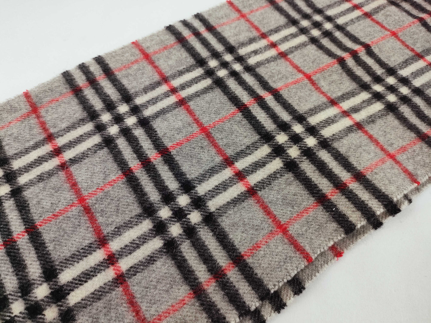 BURBERRY BURBERRY Check Scarf with Tag Gray Other Accessories