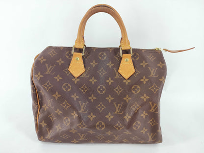 LOUIS VUITTON Monogram Speedy 30 Boston Bag M41526 TH0032