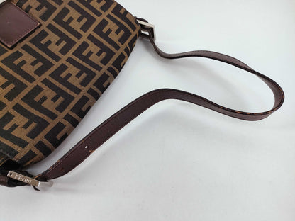 FENDI Zucca pattern FENDI Mamma Bucket Zucca handbag shoulder bag