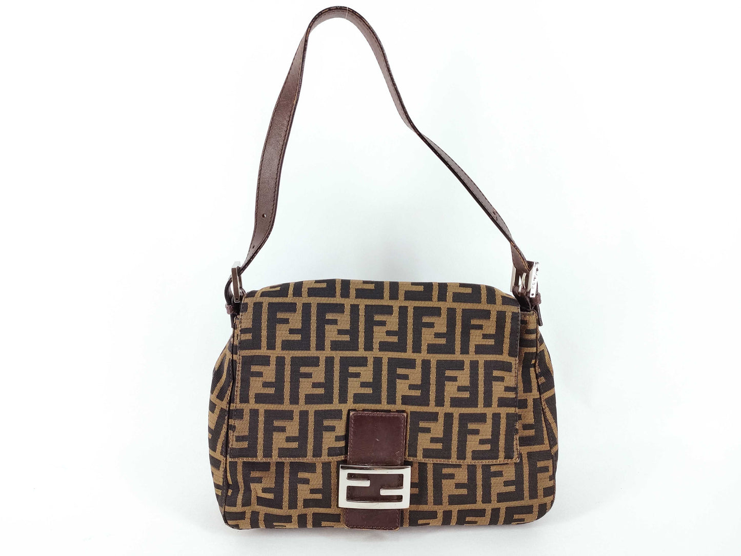FENDI Zucca pattern FENDI Mamma Bucket Zucca handbag shoulder bag