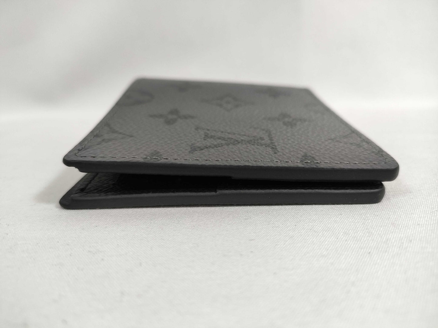 LOUIS VUITTON Monogram Eclipse Reverse Portefeuille Slender Wallet M80906 RFID Billfold