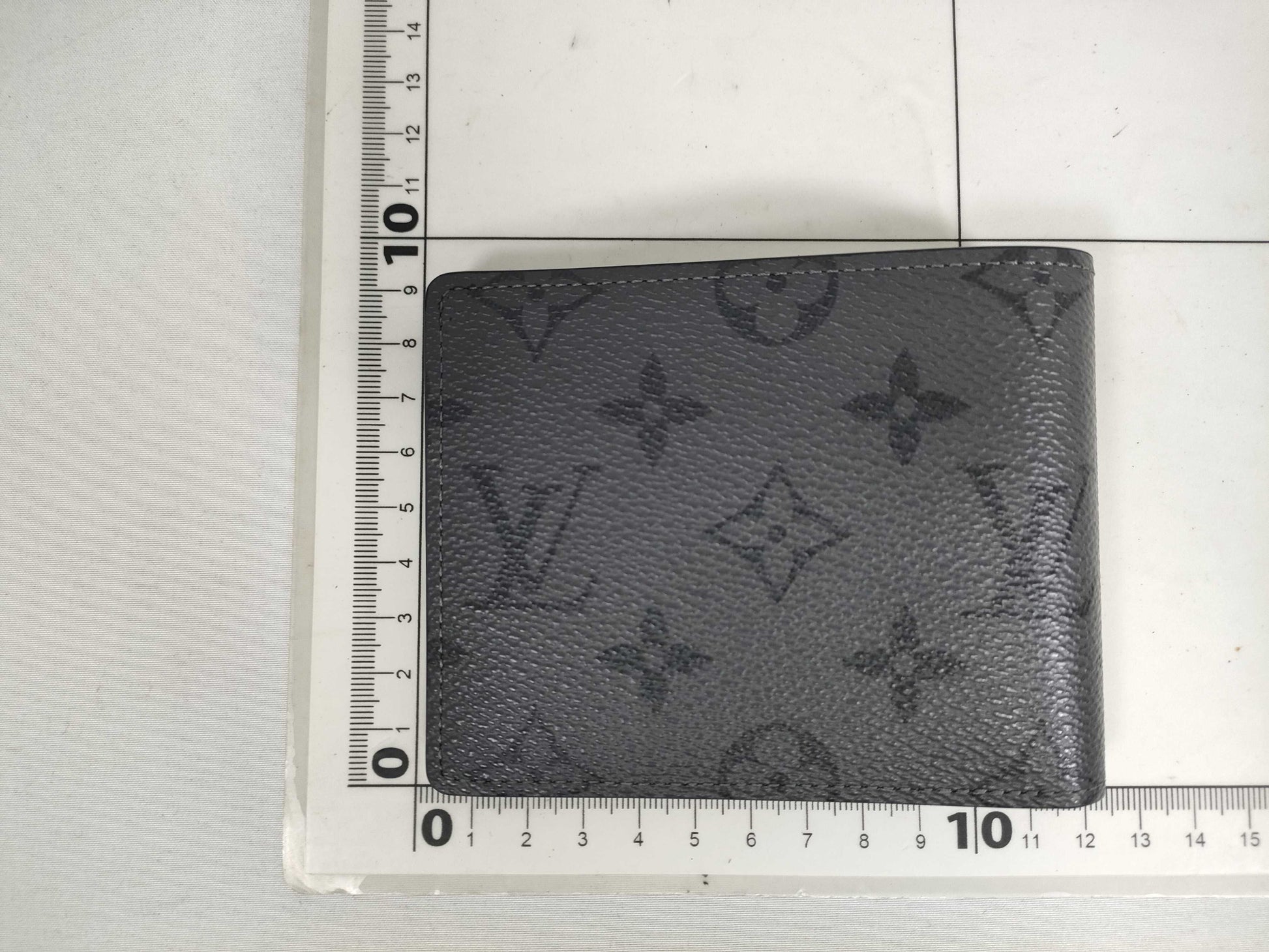 LOUIS VUITTON Monogram Eclipse Reverse Portefeuille Slender Wallet M80906 RFID Billfold