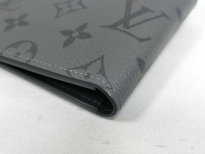 LOUIS VUITTON Monogram Eclipse Reverse Portefeuille Slender Wallet M80906 RFID Billfold