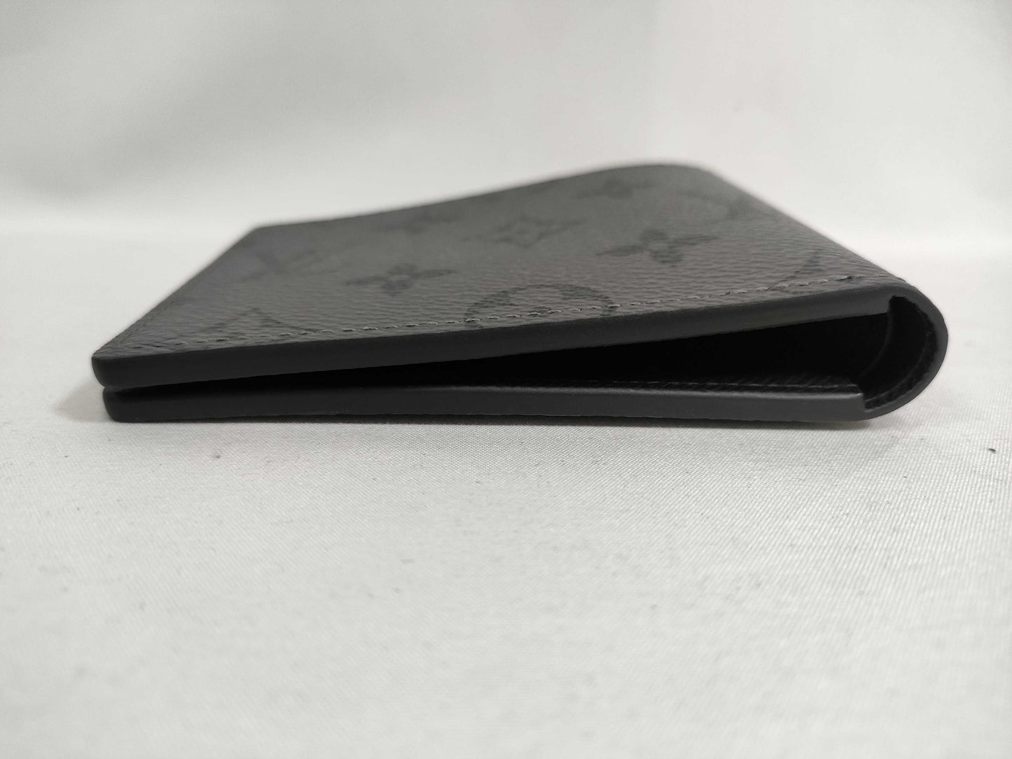 LOUIS VUITTON Monogram Eclipse Reverse Portefeuille Slender Wallet M80906 RFID Billfold