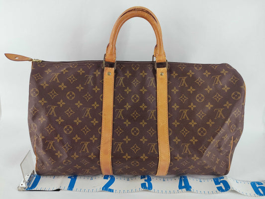 LOUIS VUITTON Monogram Keepall 50 Boston Bag