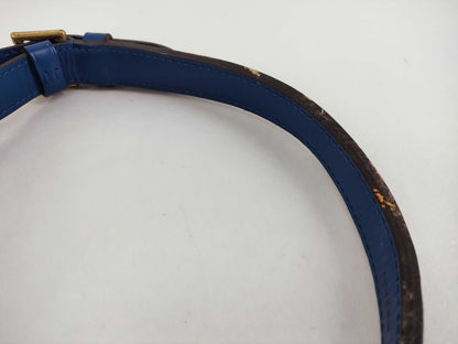 LOUIS VUITTON Epi Noe Shoulder Bag, Red and Blue, M44084, AR0915