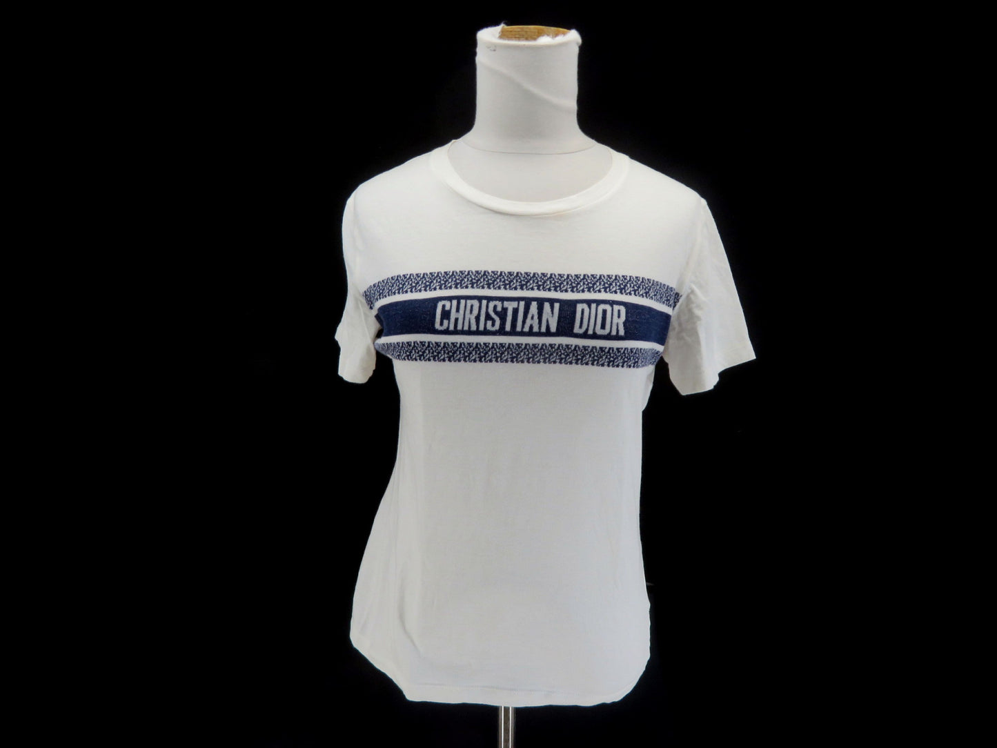 Dior Logo Cut and Sew XS Women's T-Shirt