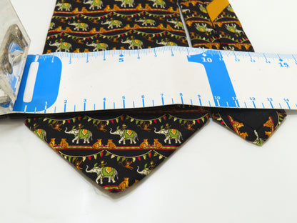Salvatore Ferragamo elephant print tie