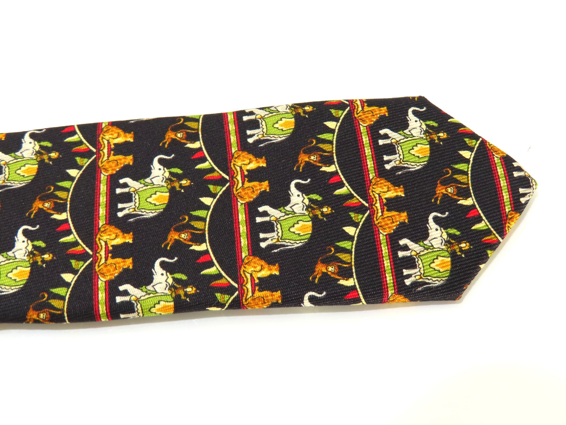 Salvatore Ferragamo elephant print tie