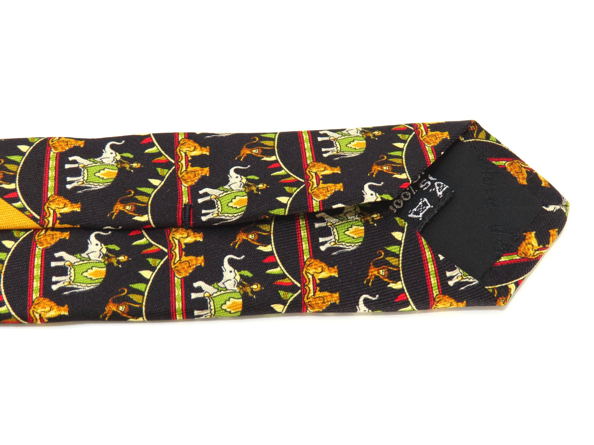 Salvatore Ferragamo elephant print tie