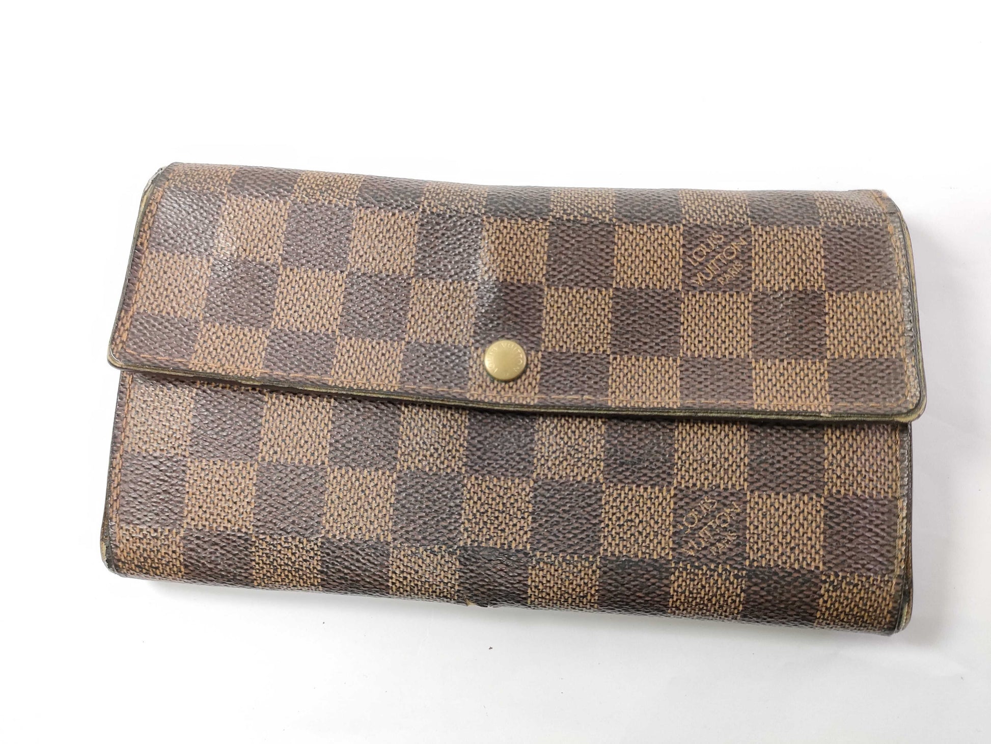 LOUIS VUITTON Damier Damier Portefeuille Sarah Wallet N61734/CA0025