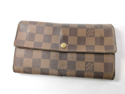 LOUIS VUITTON Damier Damier Portefeuille Sarah Wallet N61734/CA0025