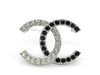 CHANEL Coco Mark Chanel Brooch Logo Coco Mark CC Mark Pin Badge Rhinestone Brooch