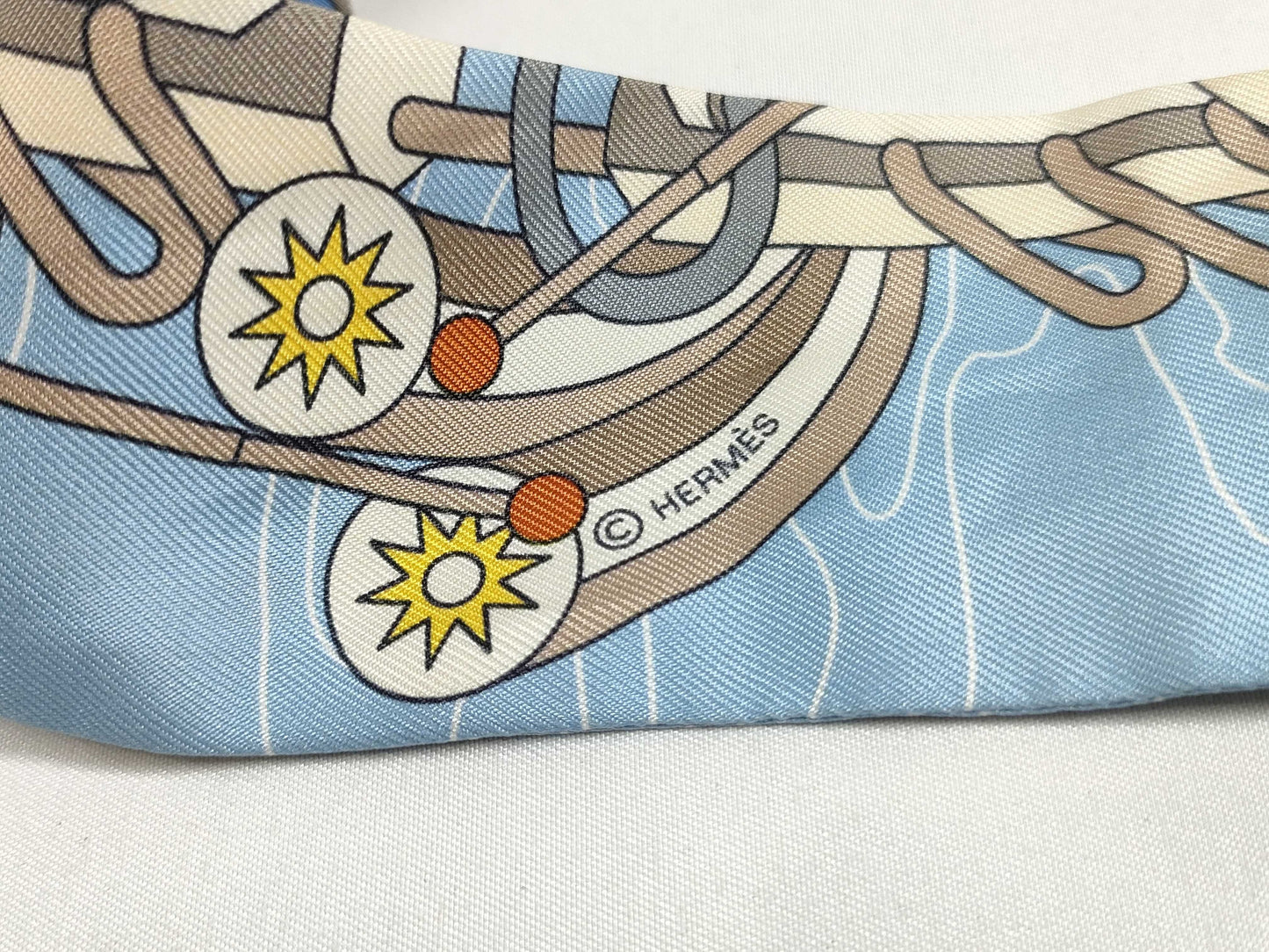 HERMES Twilly Silk Scarf Scarves and Other Accessories