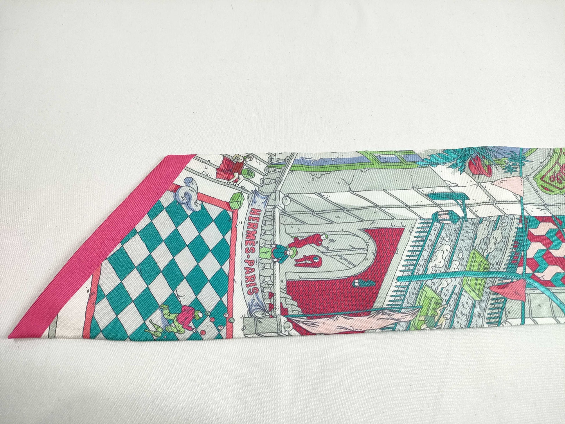 HERMES Twilly Silk Scarf Scarves and Other Accessories