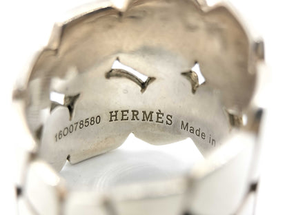 HERMES Niloticus Eclat Ring, 925 Sterling Silver
