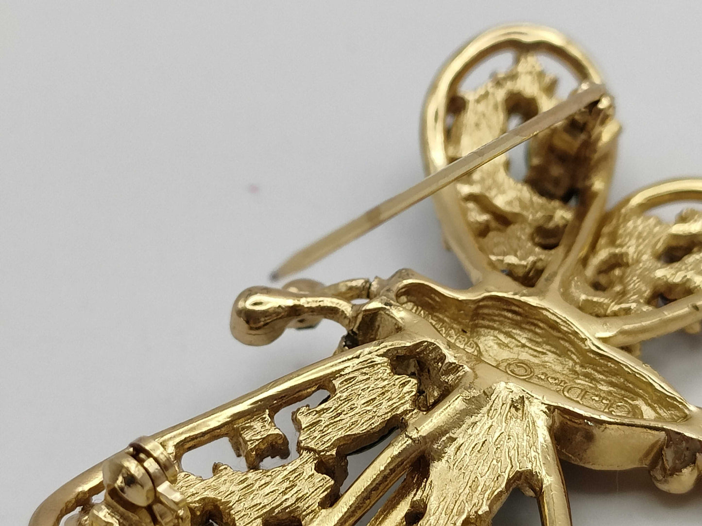 Dior Brooch Dragonfly Motif Brooch