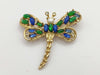 Dior Brooch Dragonfly Motif Brooch