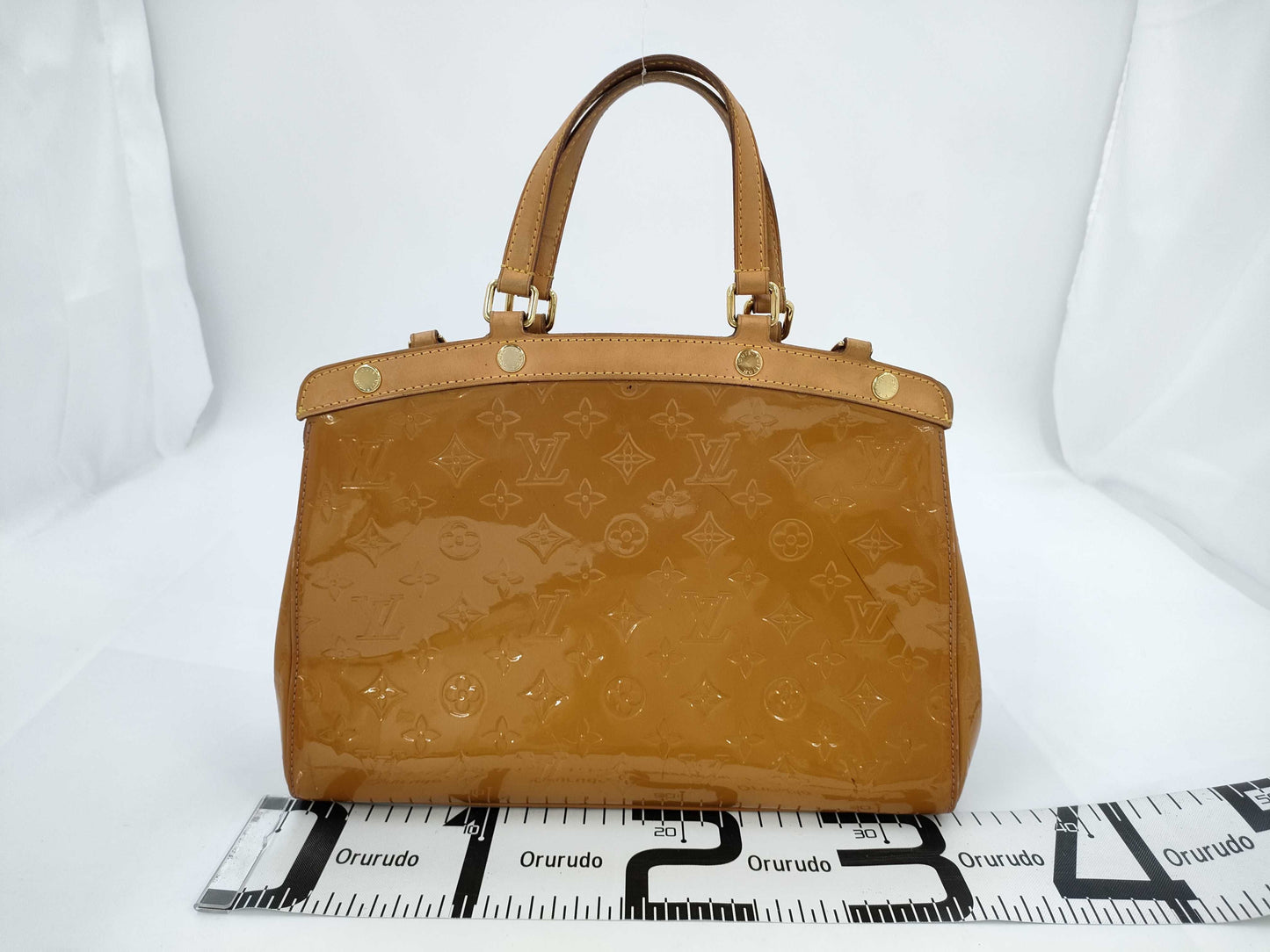 LOUIS VUITTON Louis Vuitton enamel hand-shoulder bag handbag