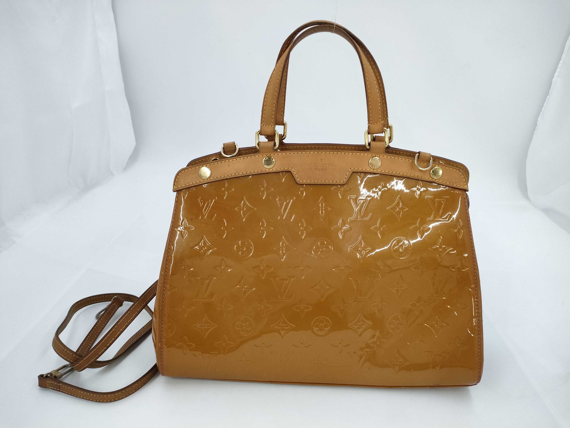 LOUIS VUITTON Louis Vuitton enamel hand-shoulder bag handbag