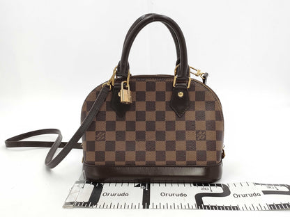 LOUIS VUITTON Damier Alma BB Shoulder Bag Handbag
