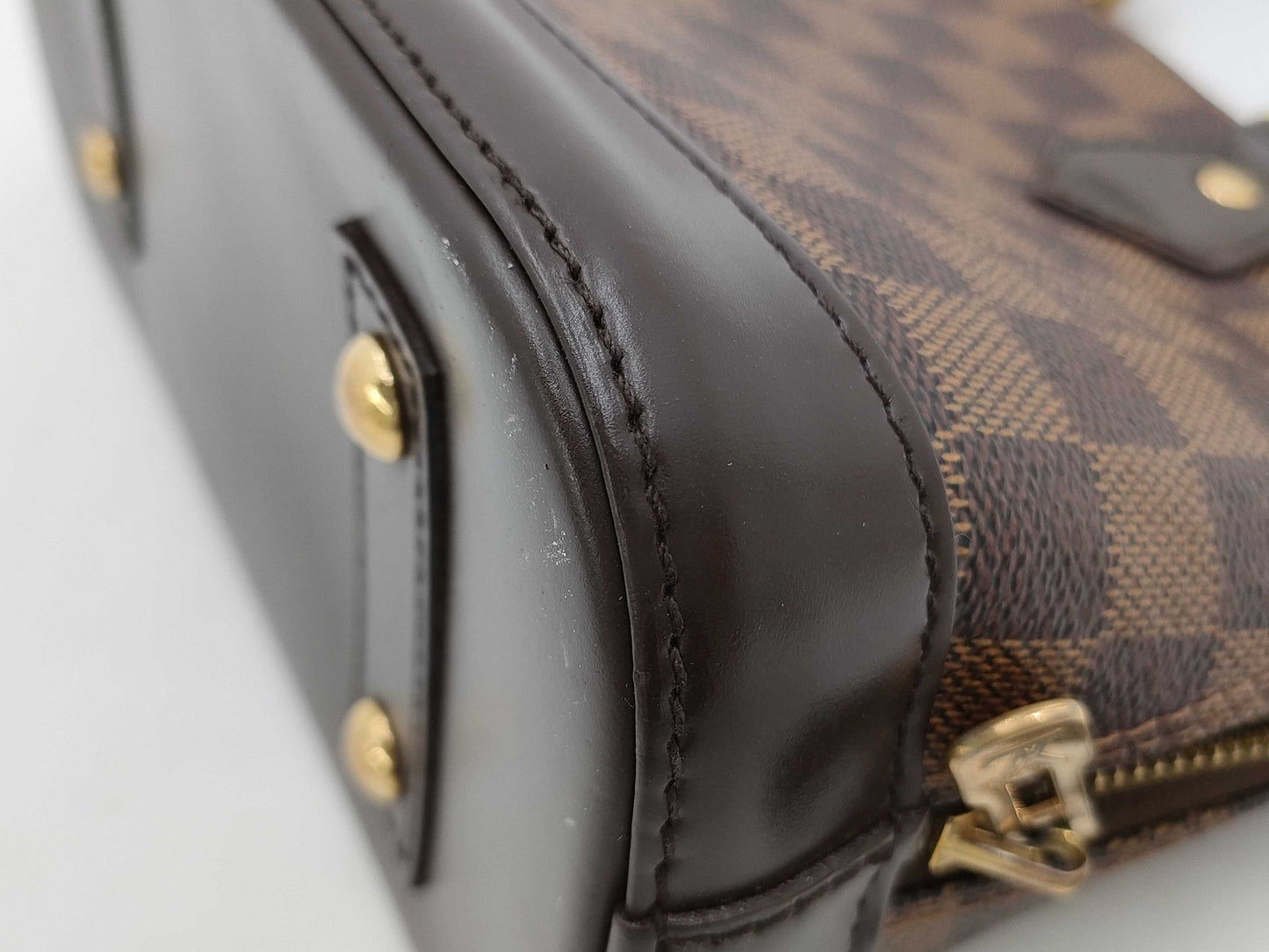 LOUIS VUITTON Damier Alma BB Shoulder Bag Handbag