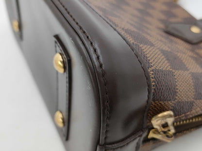 LOUIS VUITTON Damier Alma BB Shoulder Bag Handbag