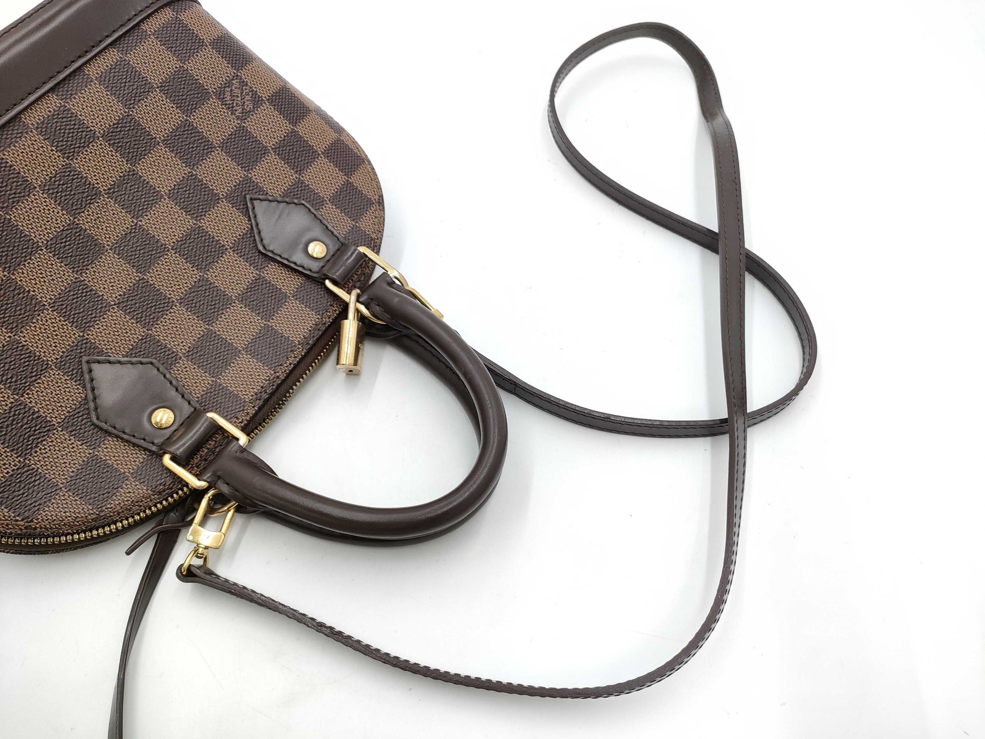 LOUIS VUITTON Damier Alma BB Shoulder Bag Handbag