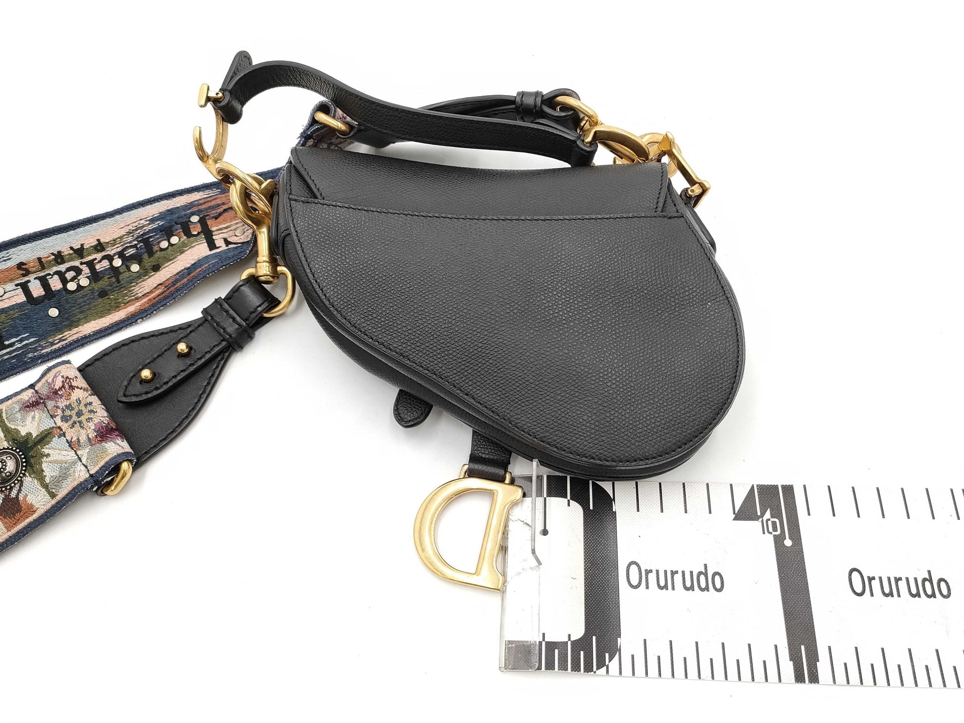 Dior Oblique Saddle Bag Canvas Shoulder Bag