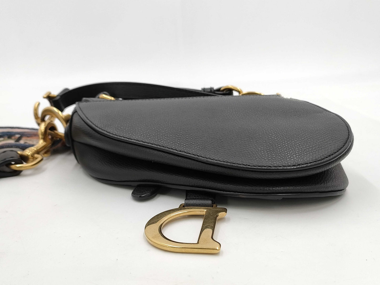 Dior Oblique Saddle Bag Canvas Shoulder Bag