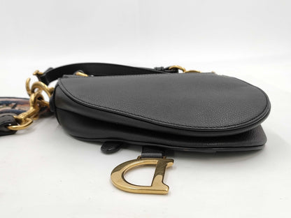 Dior Oblique Saddle Bag Canvas Shoulder Bag