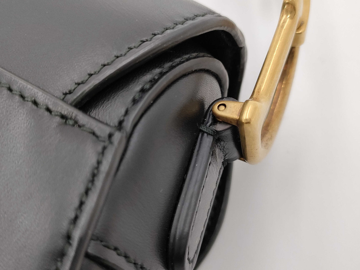 Dior Oblique Saddle Bag Canvas Shoulder Bag Handbag