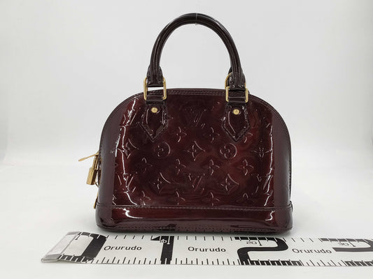 LOUIS VUITTON Louis Vuitton Enamel Alma BB Shoulder Bag Handbag