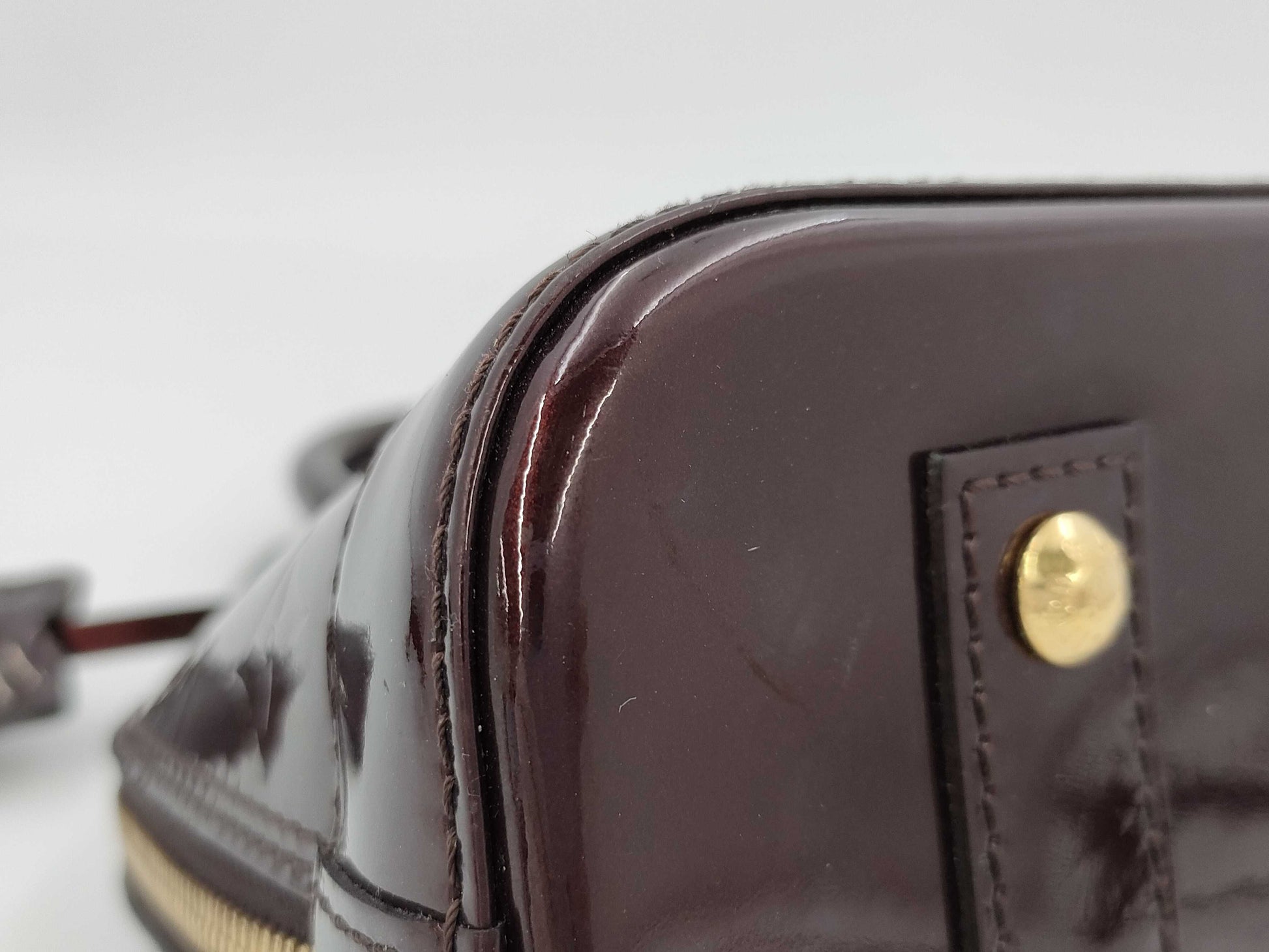 LOUIS VUITTON Louis Vuitton Enamel Alma BB Shoulder Bag Handbag