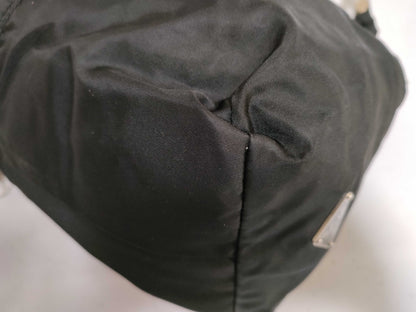 PRADA Prada Pla Hoop Metal Handle Handbag