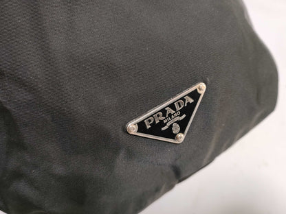 PRADA Prada Pla Hoop Metal Handle Handbag